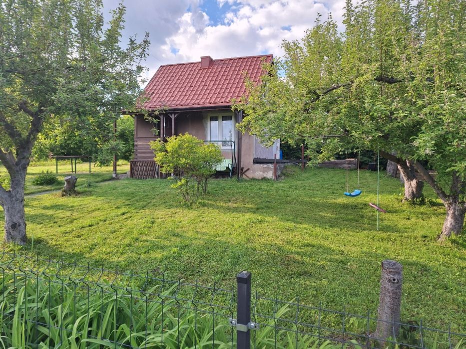 Duża działka z domkiem na ROD Maluch – 533 m² – Bielsko-Biała