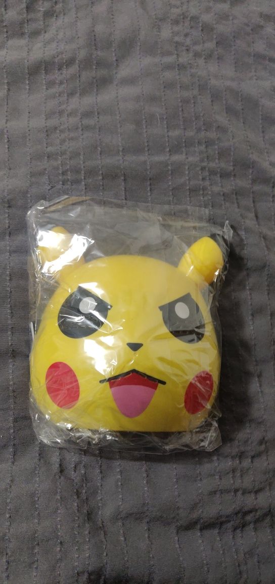 Maska pikachu pokemon przebranie kostium karnawał bal strój świecąca