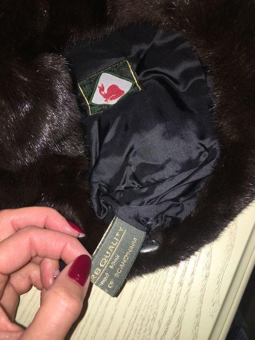 Шапка берет норковый 54-56 см ОГ