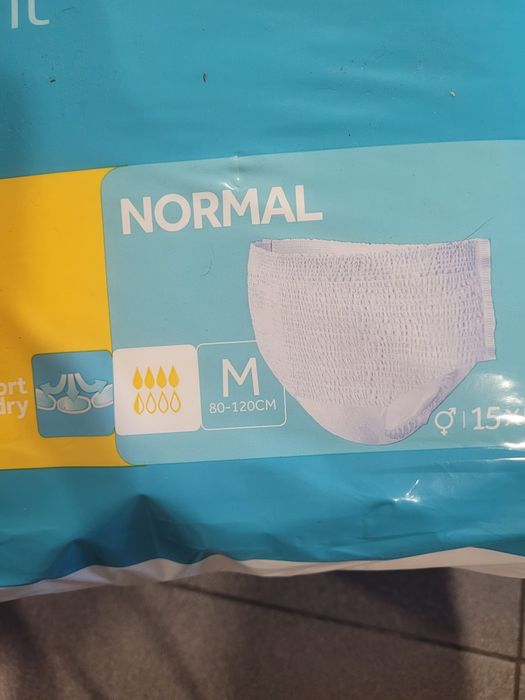 Fraldas-Cueca Incontinência Tam M 15uni