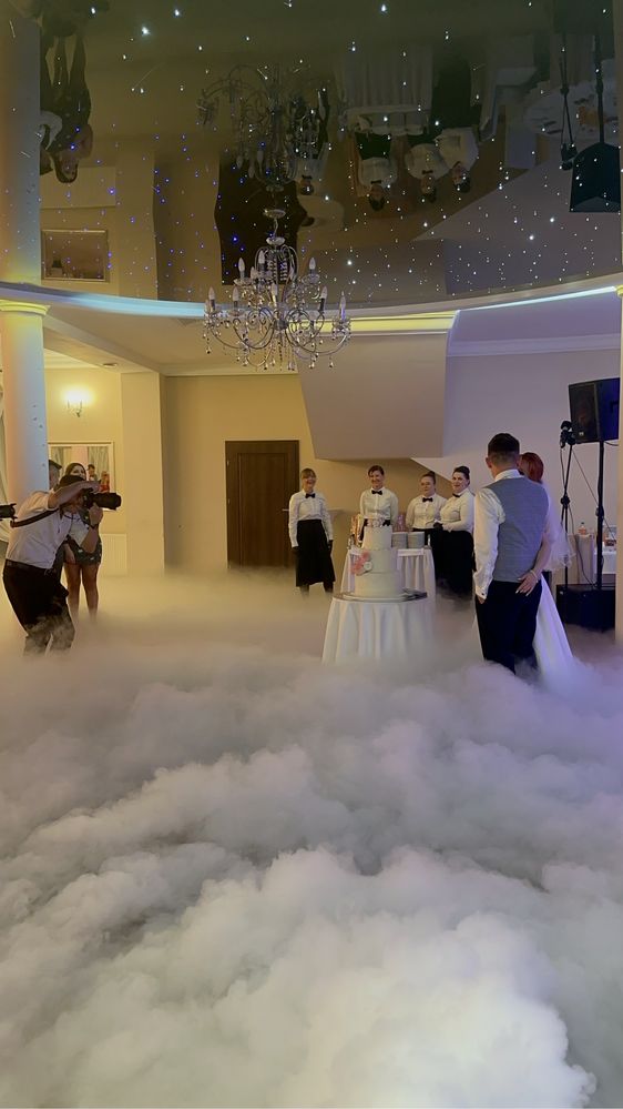 Tanio Ciężki dym Fontanny Iskier Bańki Konfetti Taniec w chmurach