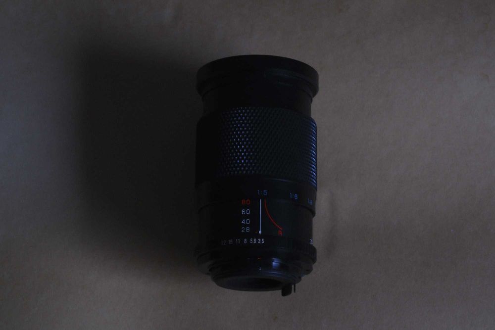 Objetiva Zoom Macro 1:5 Pentax mount Vitacon Auto Mc 28-80mm f3.5-f4.5