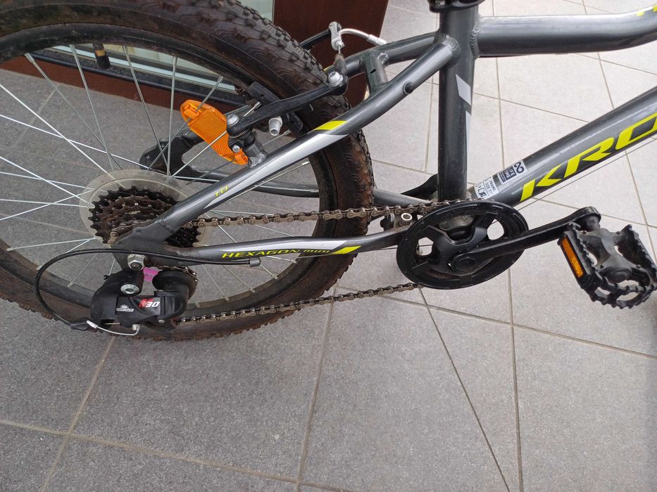 Rower dziecięcy Kross hexagon dla dziecka 20 cali koła, rama size 11