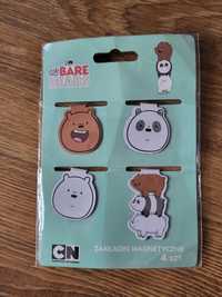 Zakładki do książek magnetyczne we bare bears