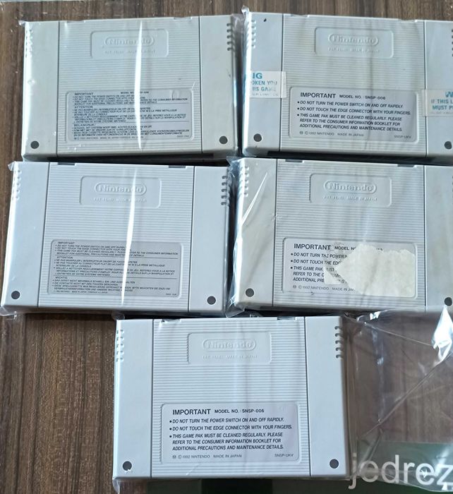 5 Jogos Hockey NHL e Golf Super Nintendo SNES