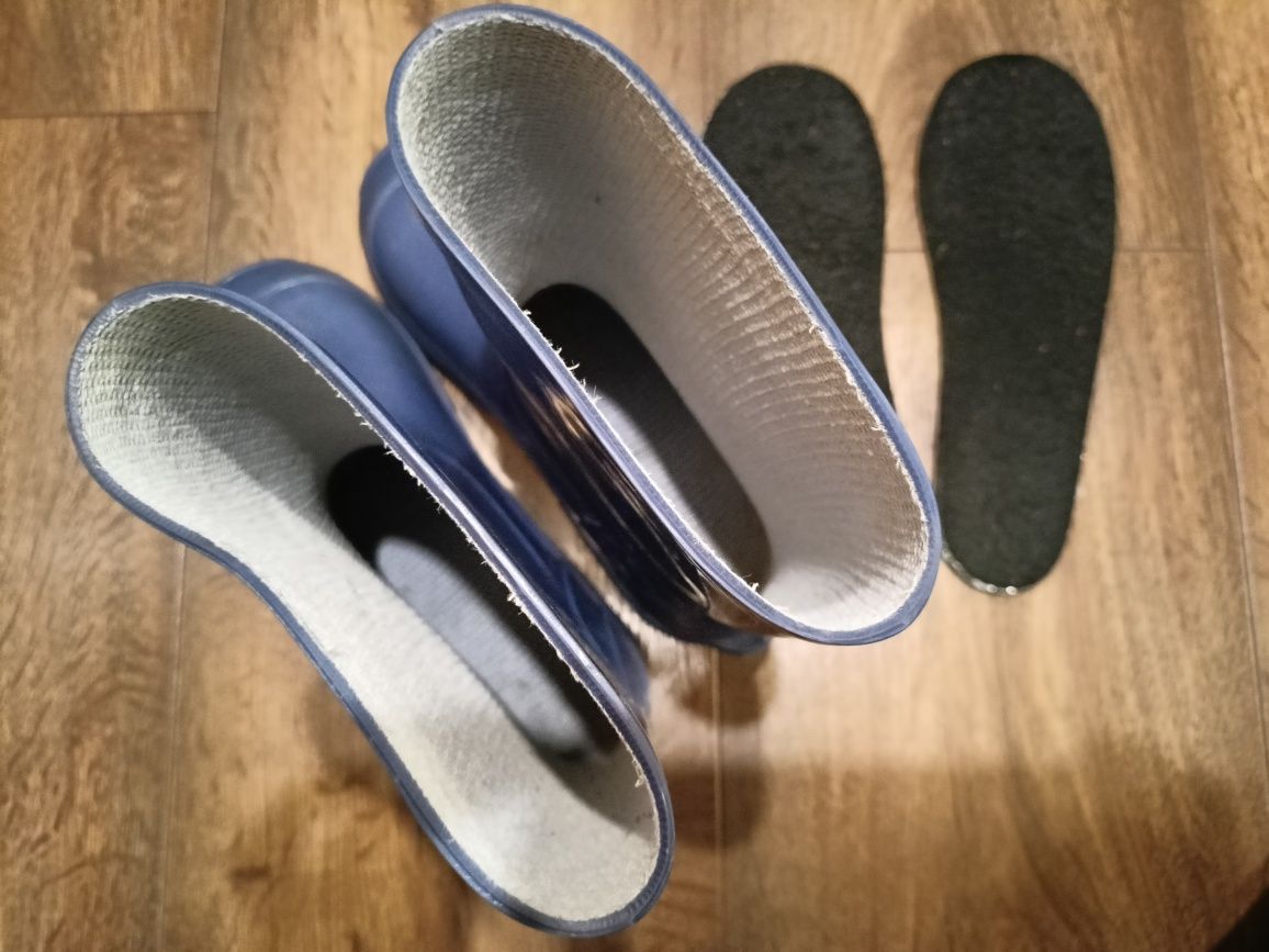 Granatowe kalosze wkładka wewnetrzna 20cm