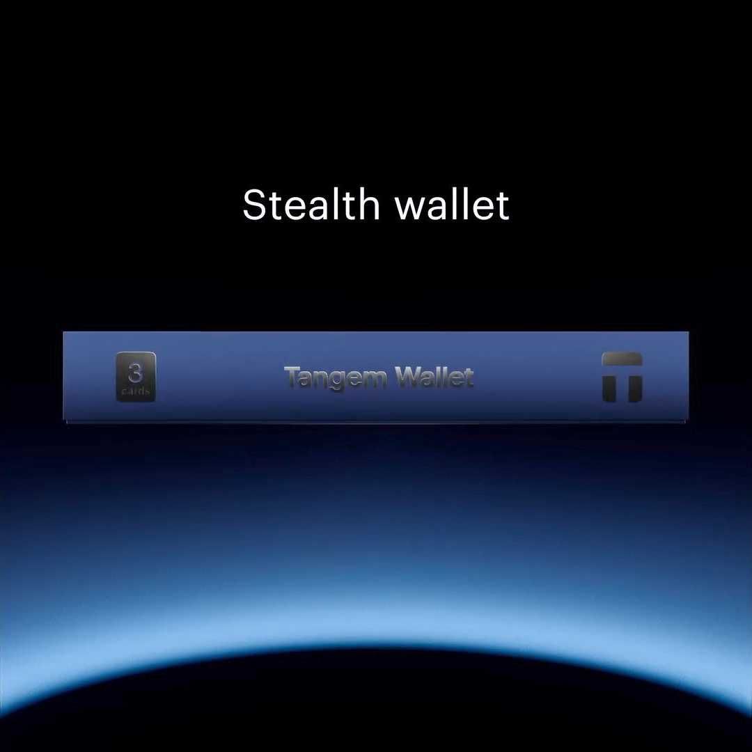 Анонимный криптокошелек Tangem 2.0 Stealth Black/Черный на 3 карты