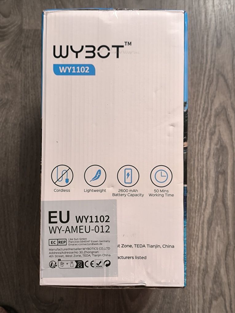 Бездротовий робот-пилосос для басейнів Wybot  WY1102, новий.