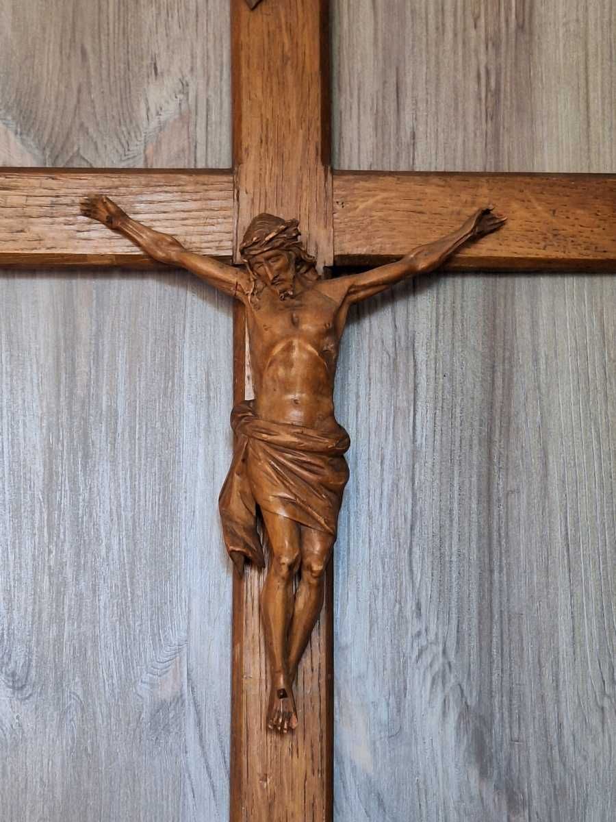 Stary krzyż drewniany 49 cm