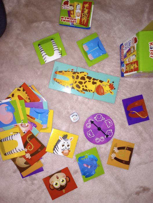 Puzzle + gra edukacyjna Roter kafer zwierzęta