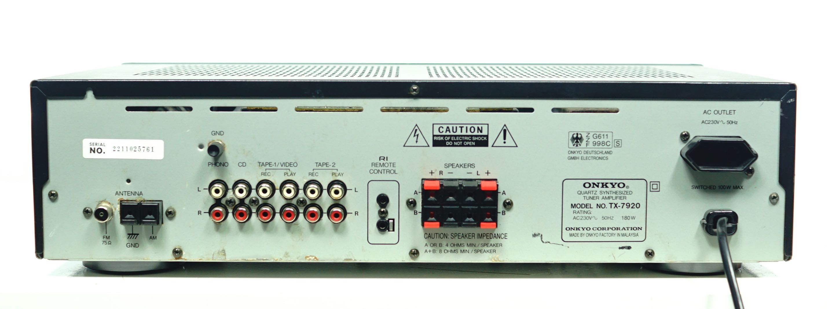 Amplituner Stereo ONKYO TX-7920 Loudness Radio FM