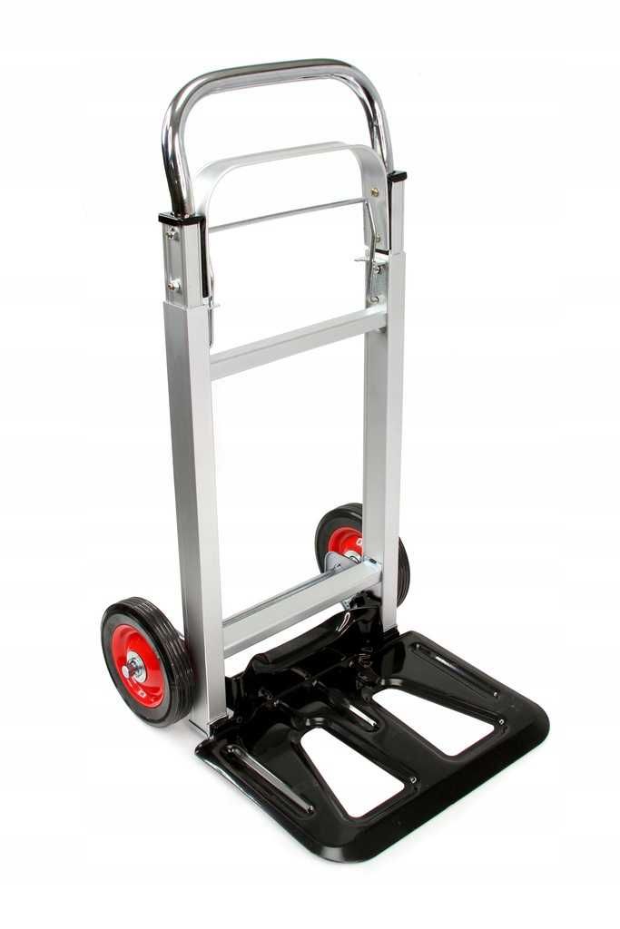 WÓZEK TRANSPORTOWY SKŁADANY 90kg młynarka, aluminiowy