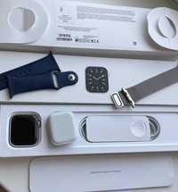 Apple Watch Series 6 44mm Silver Aluminum Case + 2 ремінця