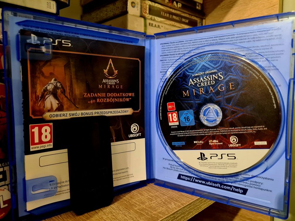 Assassin Creed Mirage deluxe edition jak nowa