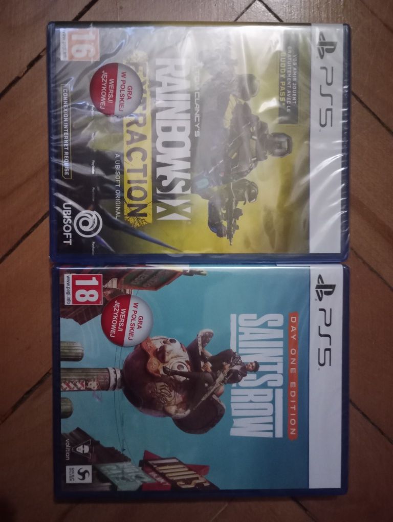 Rainbow Six Extraction plus Saints Row Day One Edition gry na PS5