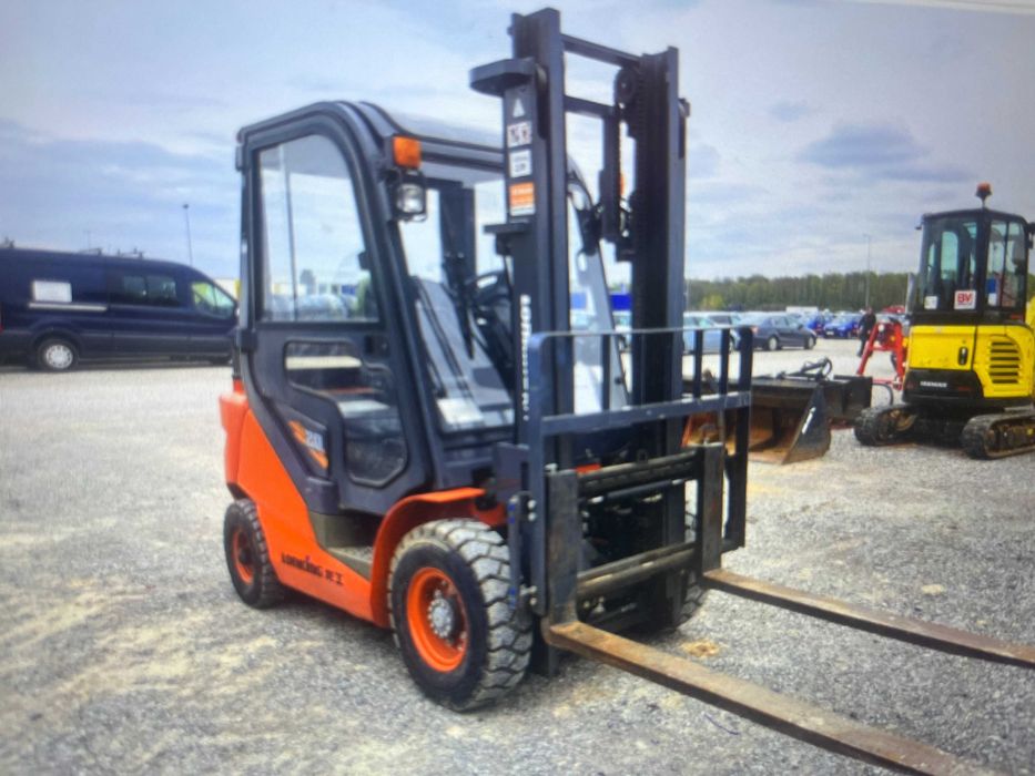 Wózek widłowy Lonking 2T z kabiną z ogrzewaniem jak NOWY 200mth