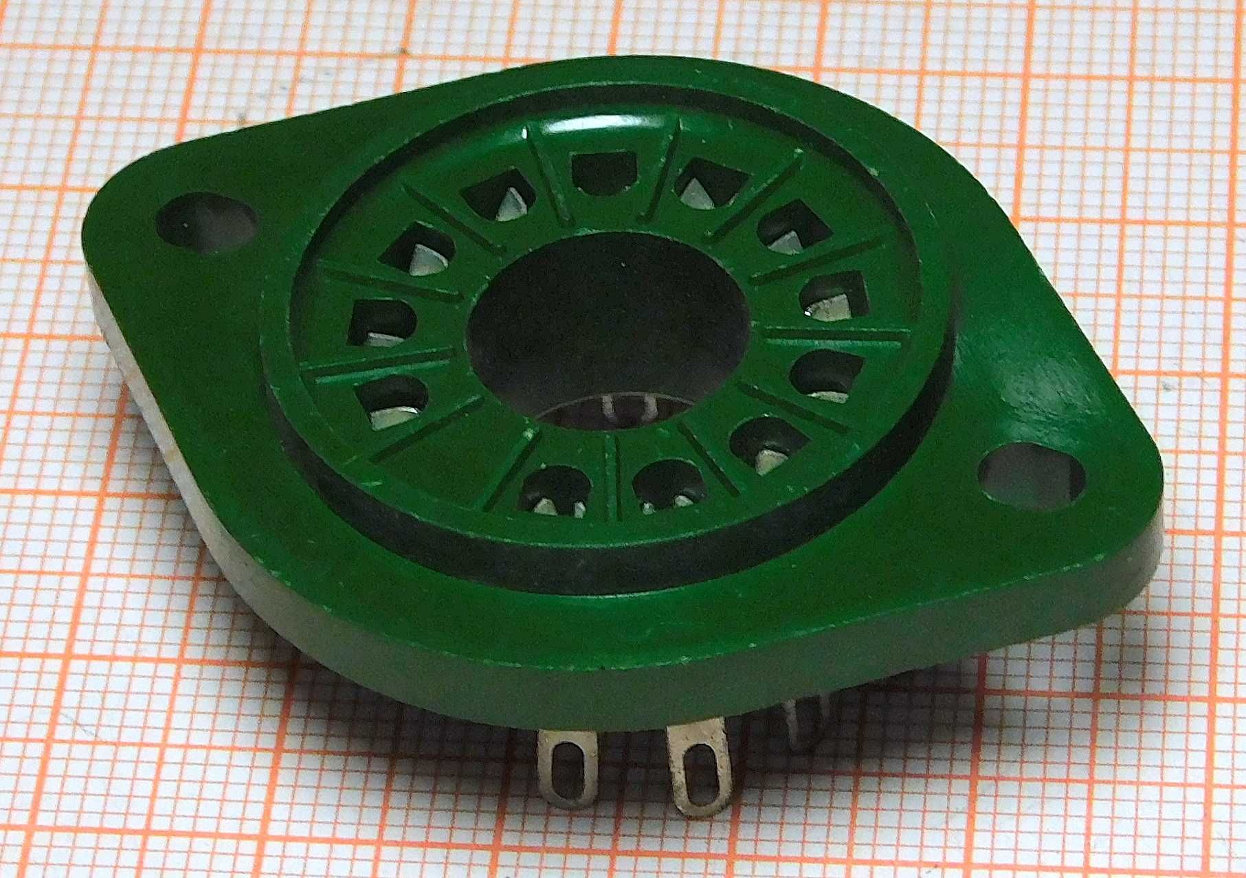 Podstawka lampy elektronowej 12-PIN lamp 9MN8, 6MN8 itp. [065]cena 2sz