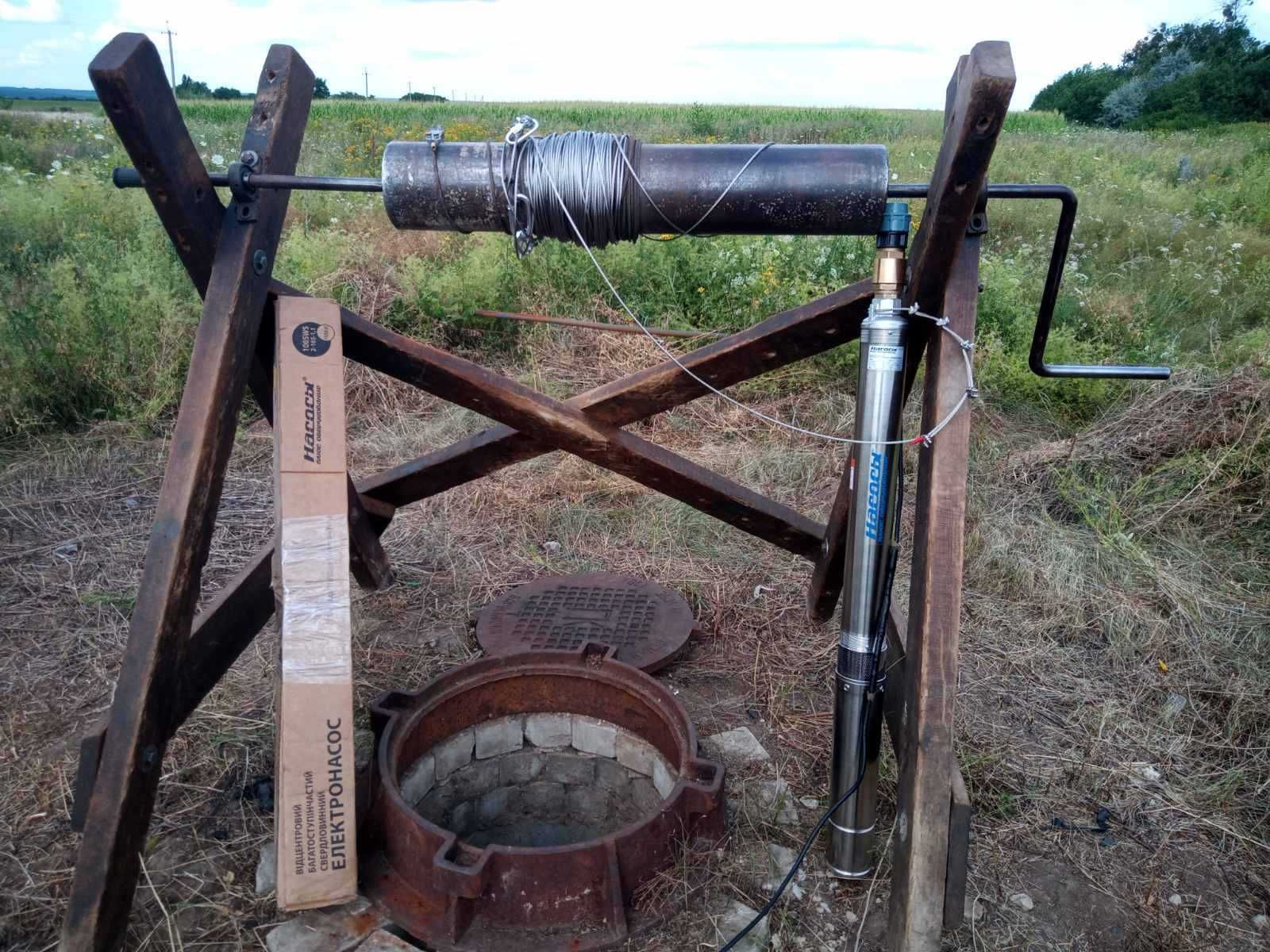 Чистка источников питьевой воды: колодцев, скважин, водоемов