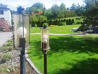 Lampy ogrodowe 125 cm 2 sztuki