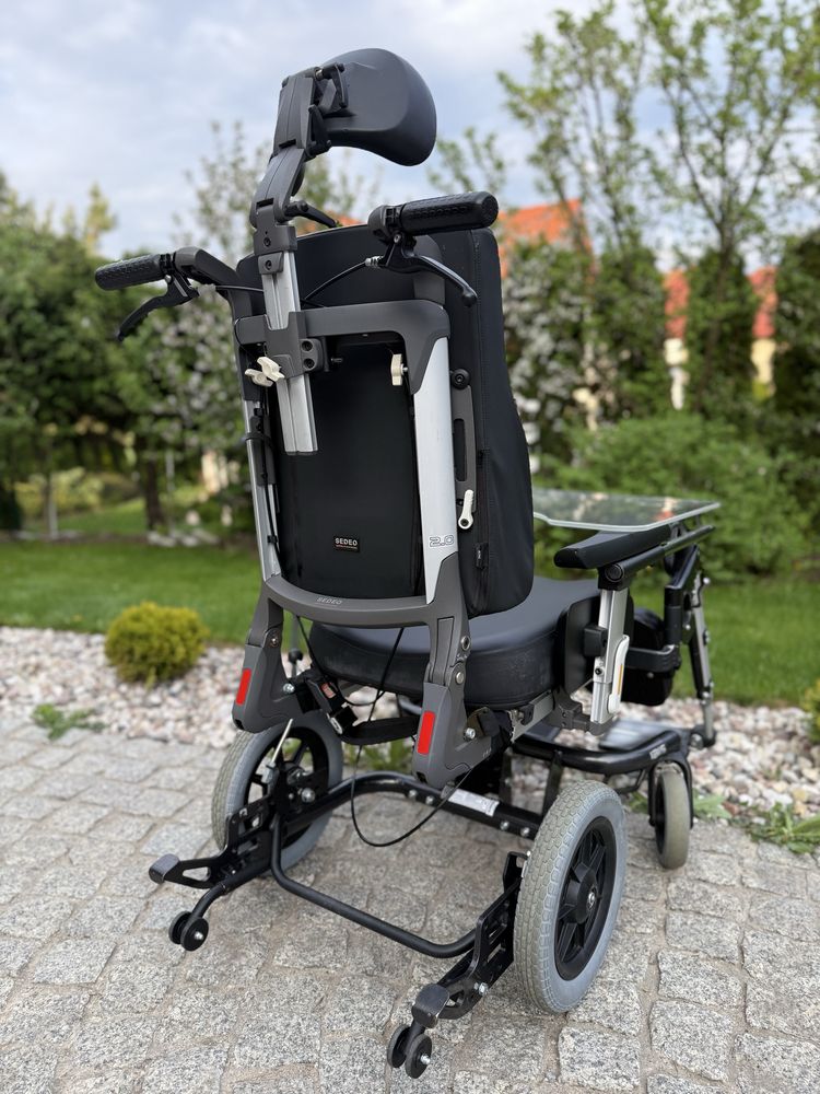 Wielofunkcyjny wózek inwalidzki IBIS X-series dla opiekuna Full opcja