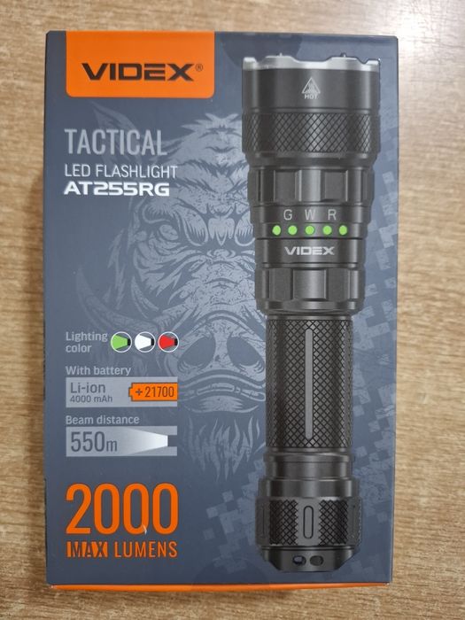 Фонарик videx at255rg
