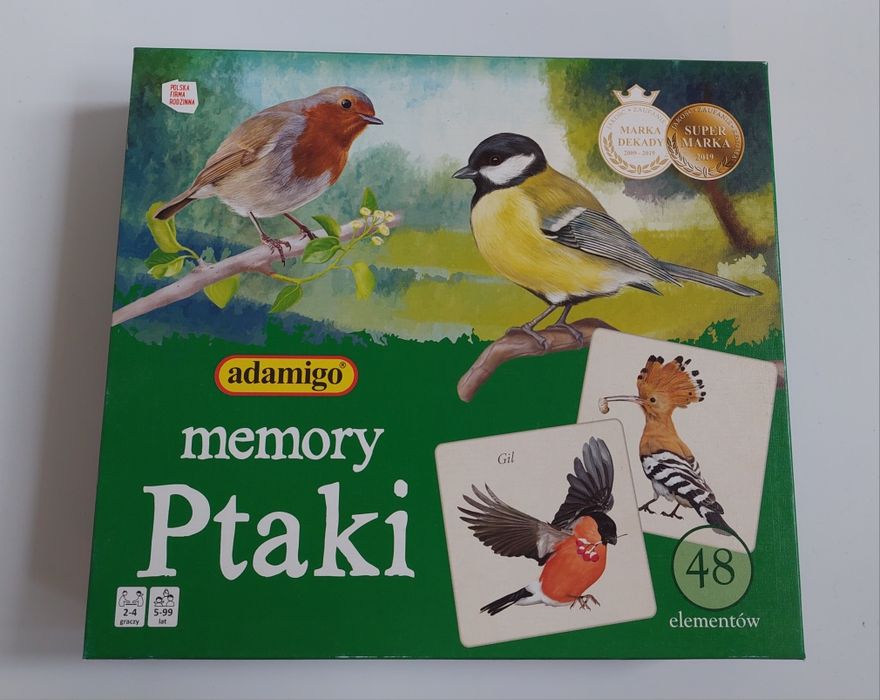 Gra memory ptaki Adamigo