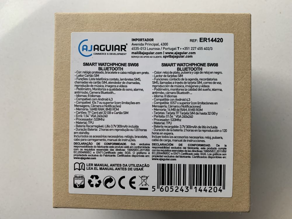Relogio Digital - Smart Watch Bluetooth