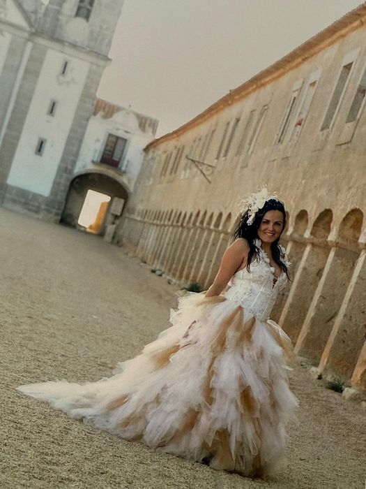 Vestido noiva usado como novo