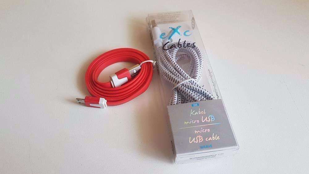 2xkable micro USB,adapter USB sieciowy LG