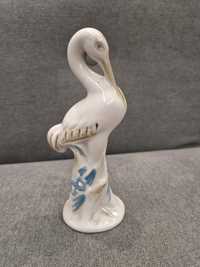 Figurka porcelanowa Czapla Połonne