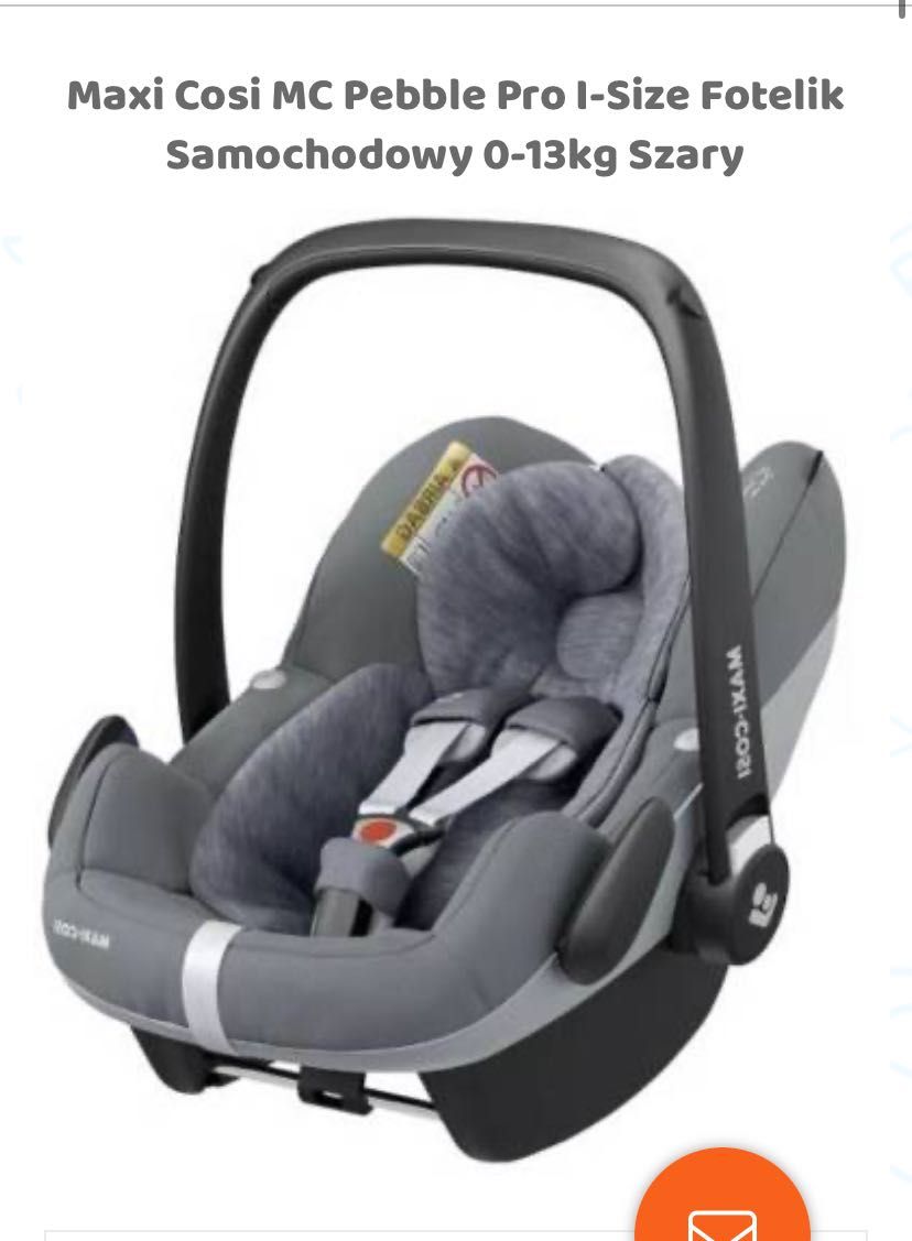 Fotelik Maxi Cosi Pebble Pro 0-13 szary