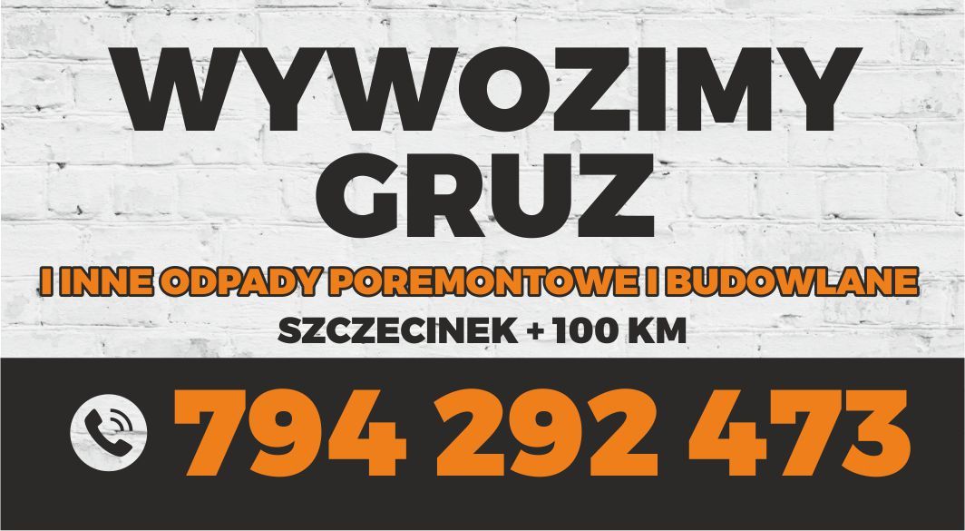 Bardzo tani wywóz gruzu i nie tylko