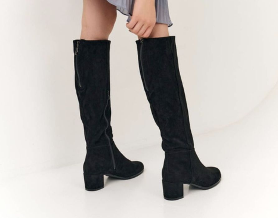 Kozaki zamszowe eleganckie I wygodne roz 36