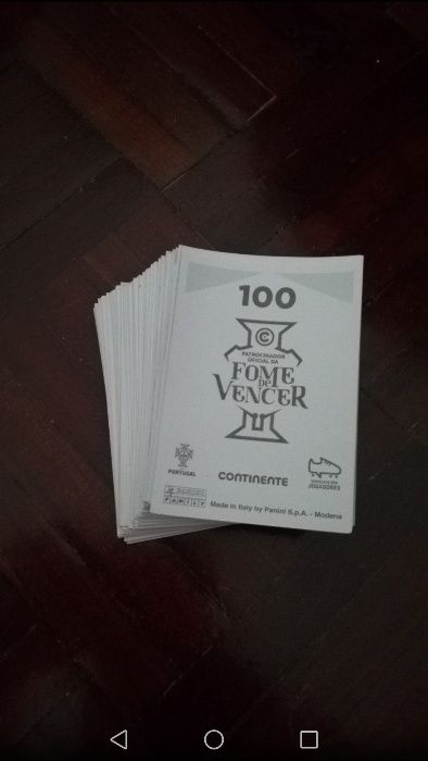 Fome de Vencer 2018 - Colecção Completa - 100 Cromos