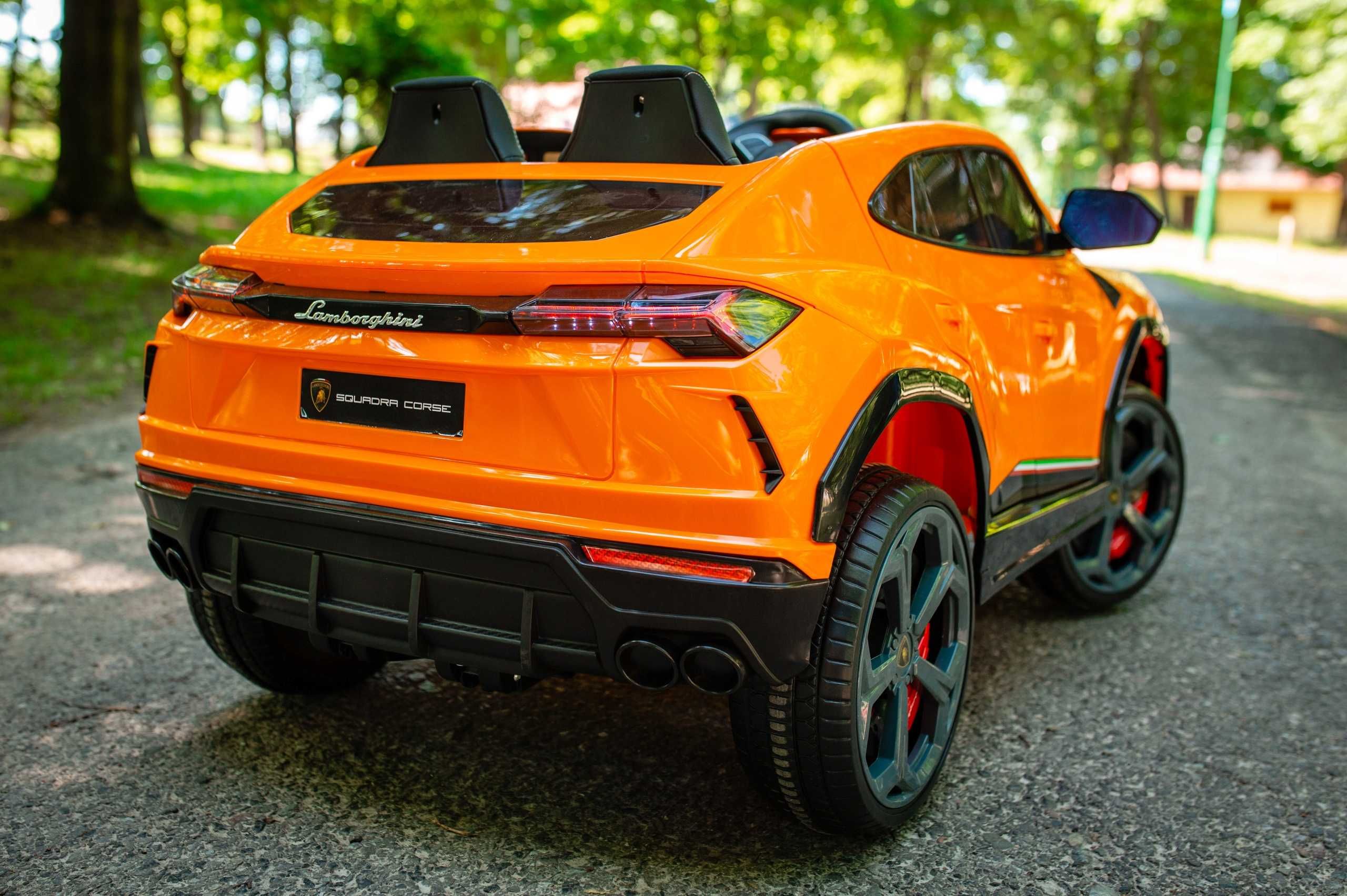 LAMBORGHINI URUS Samochód autko na akumulator 4x4 prawo jazdy+tablice