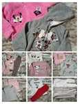 Lote de roupas de menina
