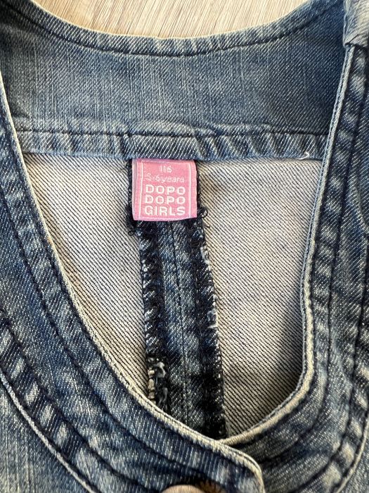 Kamizelka jeansowa rozmiar 116