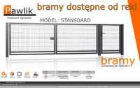 brama skrzydłowa | przesuwana | furtka | przęsła