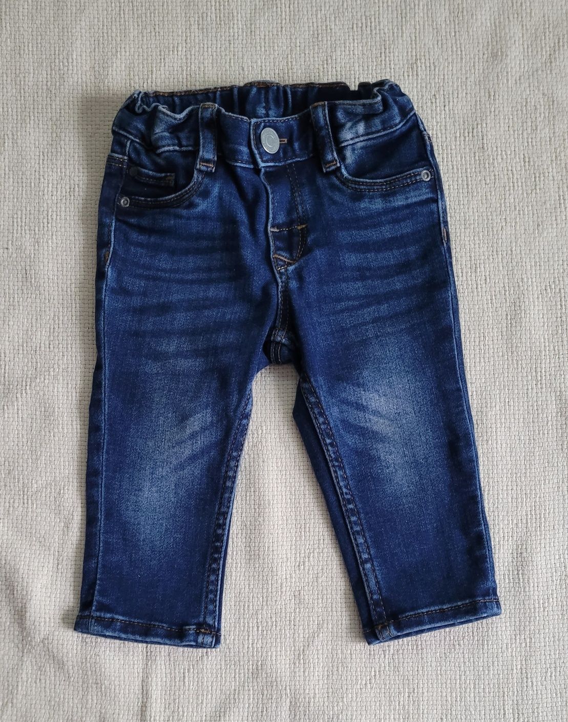 Spodnie jeansy slim fit h&m 74