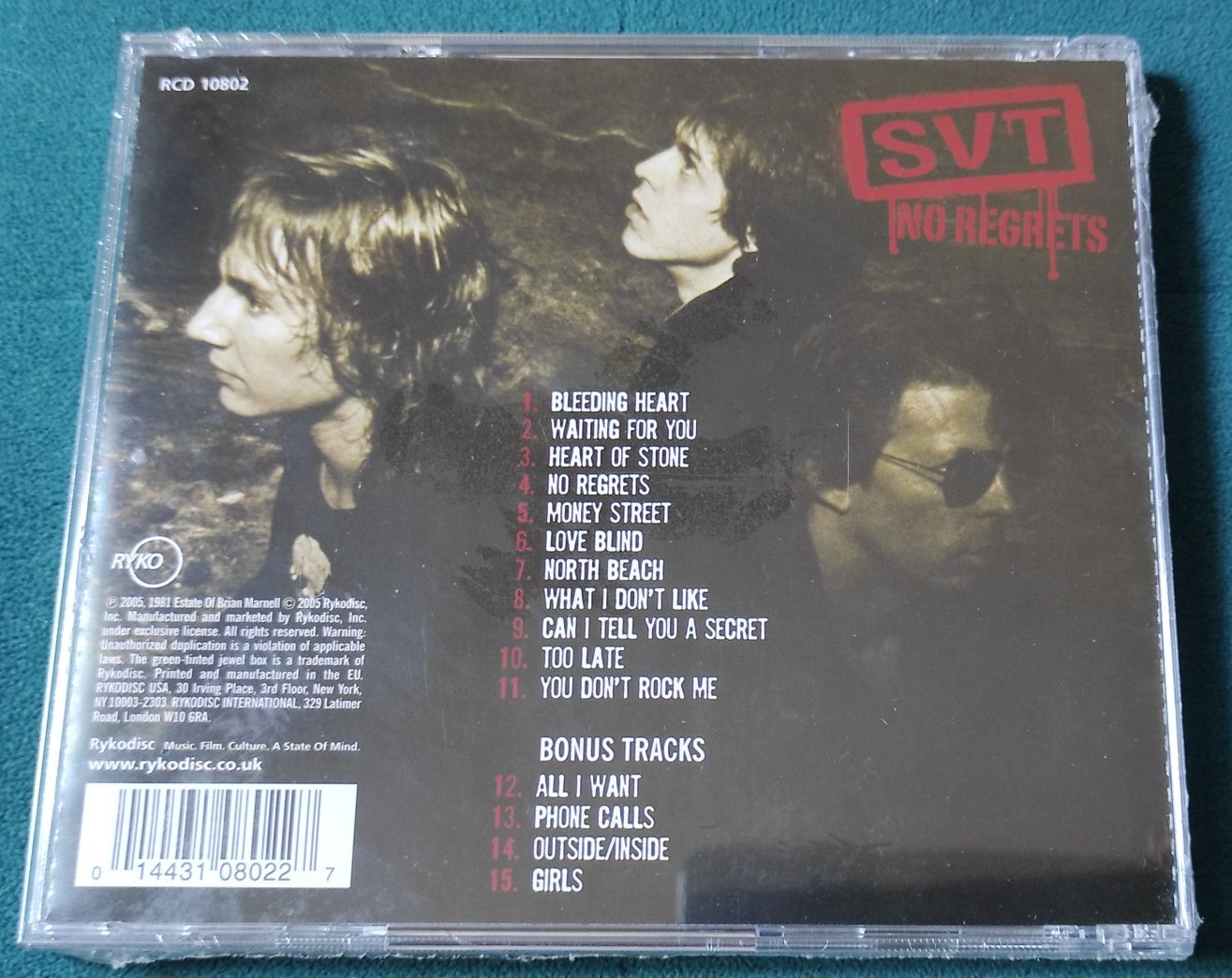 SVT - No Regrets - CD Novo