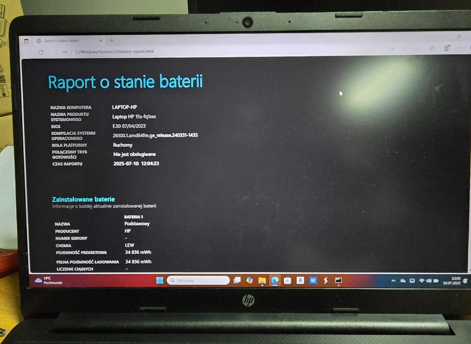 Bateria do laptopa HP ht-03 XL