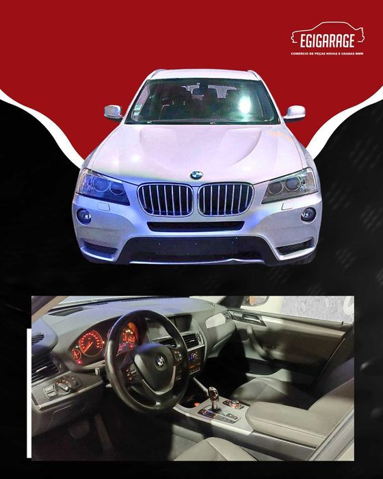 BMW X3/F25 30dX - 2012_ Para Peças