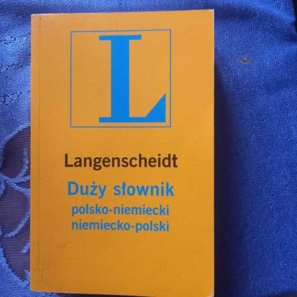 Duży słownik polsko niemiecki, niemiecko polski Langenscheidt
