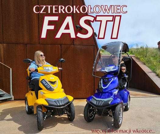 Nowy FASTI 3, 3MAX / 4, 4MAX elektryczny wspomagający poruszanie
