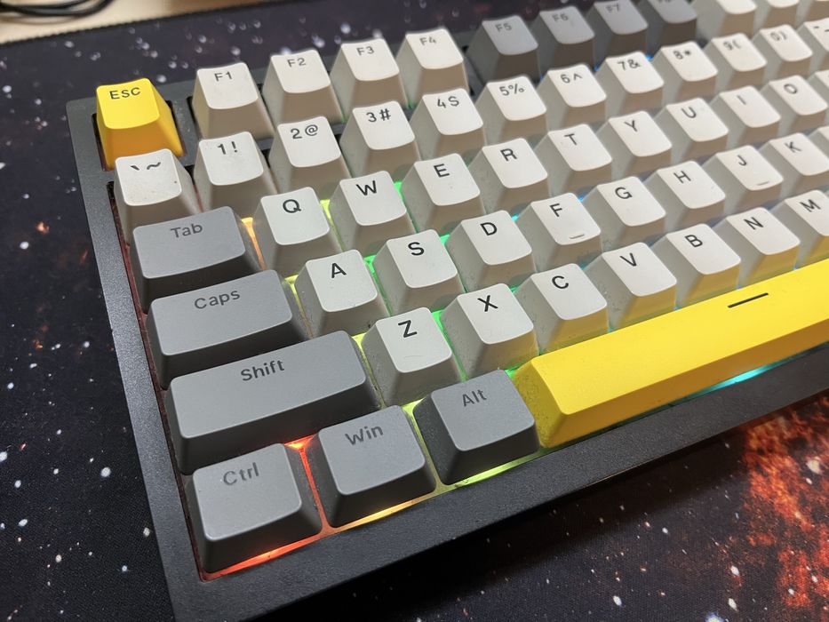 Клавіатура механічна AJAZZ AK820 Black-Yellow