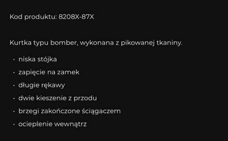 Kurtka bomberka Rezerved 152