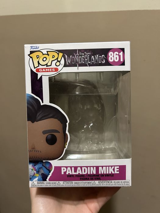 Pudełko po Funko Pop Paladin Mike Tiny Tina's Wonderlands nr 861
