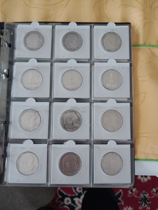 Moneta--5 Marek--1934-36--srebro