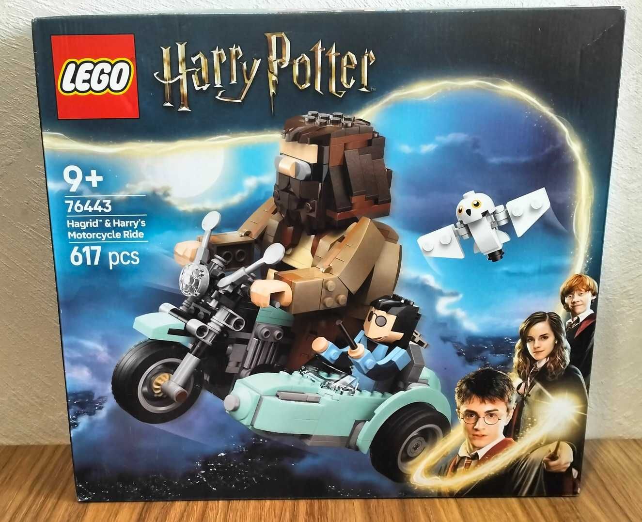 LEGO Harry Potter 76443 Przejażdżka motocyklowa Hagrida i Harry’ego