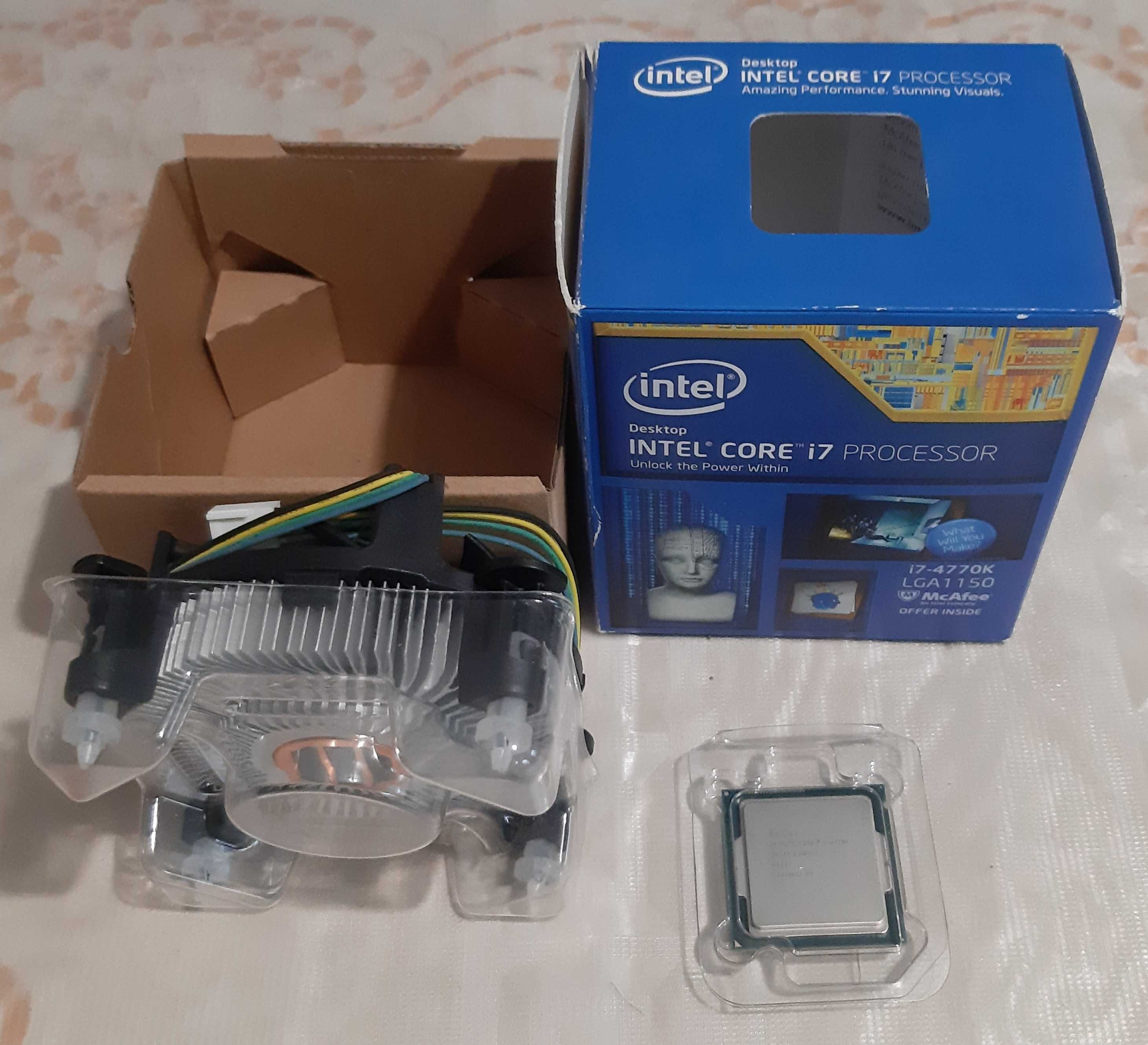 Продам процессор intel core i7 4770k 3.5-3.9GHz 84W 1150